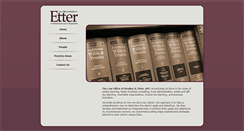 Desktop Screenshot of etterlaw.com